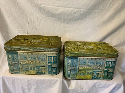 VINTAGE METAL BREAD BOX WITH LID - CHEINCO BRAND - MADE IN U.S.A.