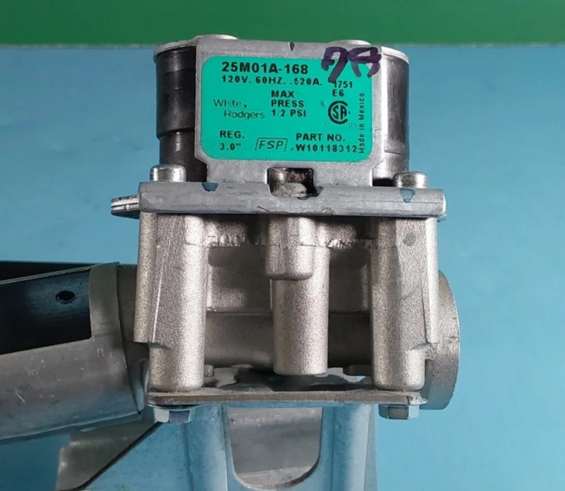Válvula quemador secadora Kenmore OEM ASM W11233069 W10608838. Foto 3 de 4