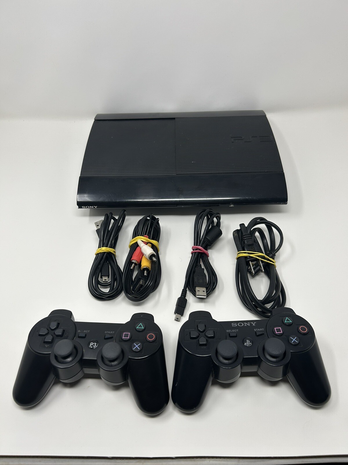 Sony PlayStation 3 PS3 Super Slim Console CECH 4201A 12GB Bundle w/ 7 Games eBay