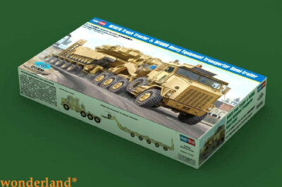 Hobbyboss   1/35 85502 M1070 Truck Tractor&M1000 HET Semi-Trailer Model Kit Car