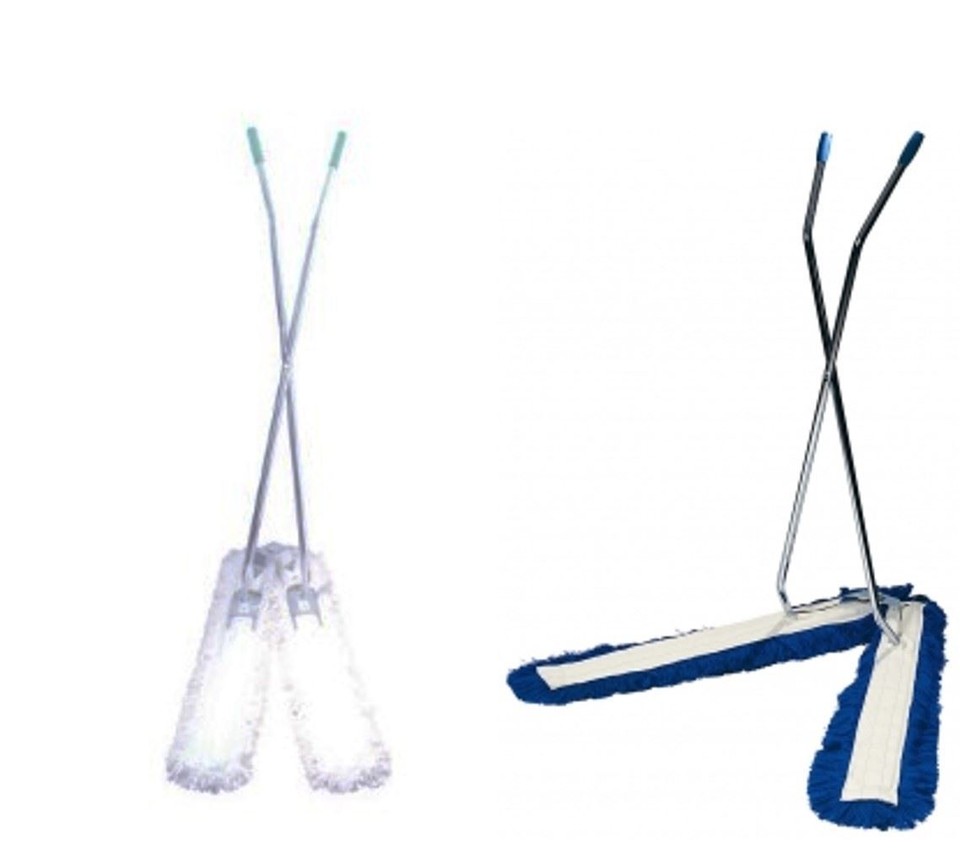 1 x Cepillo Barredor de Piso V Grande Tijera Ajustable Acción Limpieza de Piso Trapeador