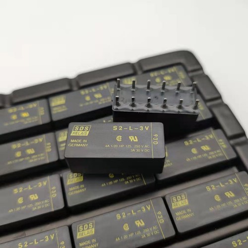 2Pcs SDS S2-L-3V 3VDC Power Relay 4A 250VAC 12Pins - Picture 3 of 3
