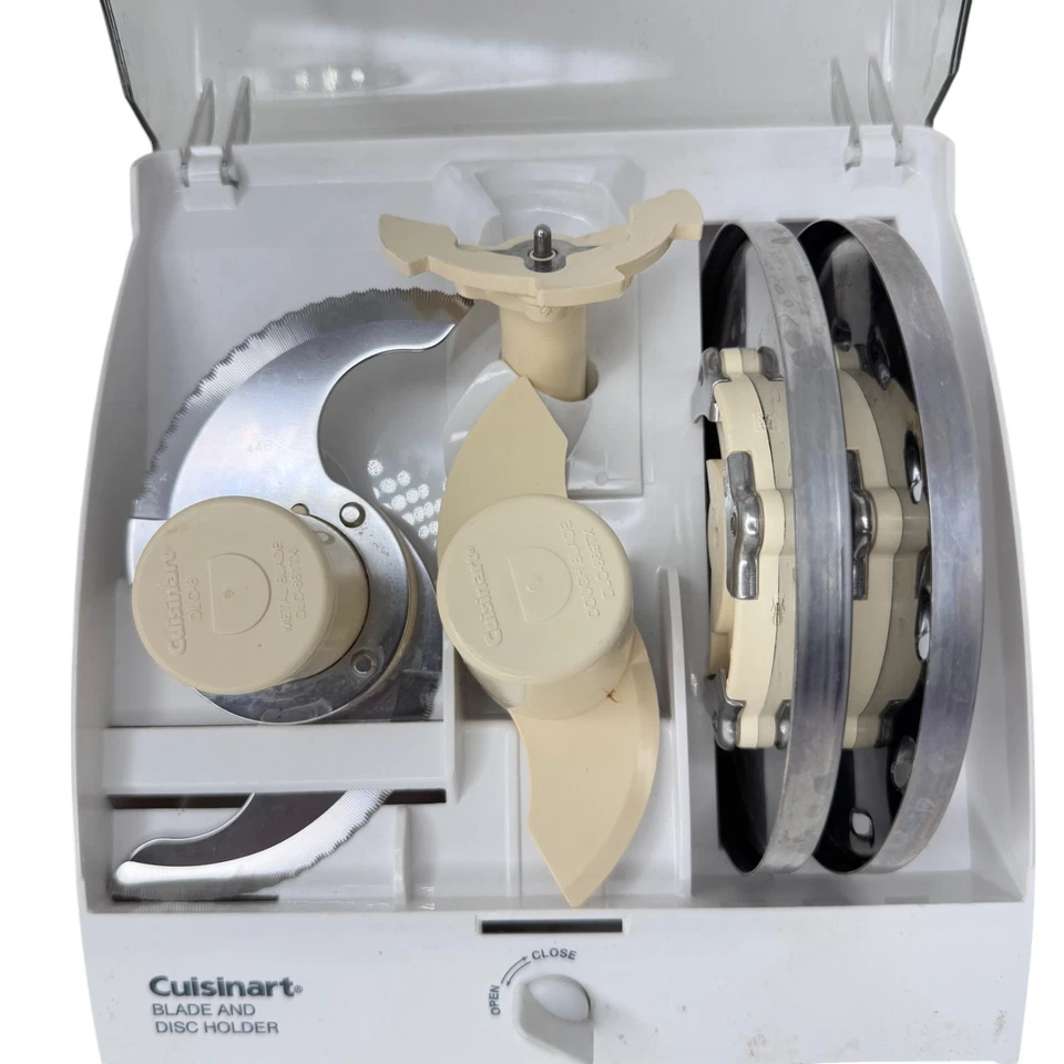 Cuisinart BDH-2 Food Processor Case Safety Disc Blade Storage Holder - White - Image 2 of 4