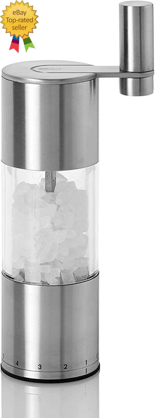 Select Geared Salt or Pepper Grinder Handy Seasoning Mill