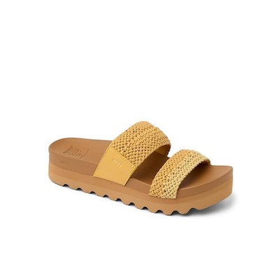 Reef Cushion Vista Hi Womens Comfort Platform San Yellow Duo Braid - 11 Medium