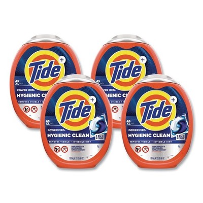 Tide 09163 76 oz Tub Laundry Detergent - Original Scent (4/CT) New
