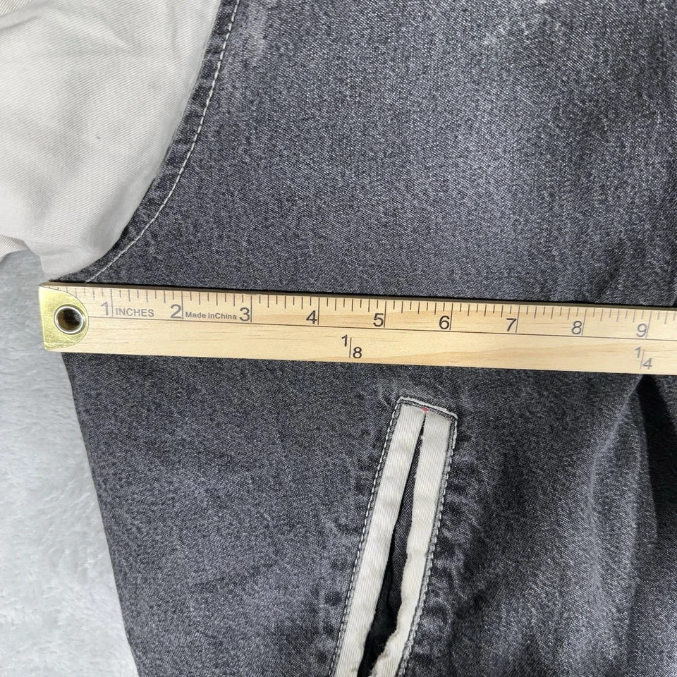 Chaqueta Universitaria De Colección Mickey Mouse Para Hombres XL Denim Años 90 Disney Store Abrigo Foto 4 de 4