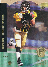 SP DIE-CUT Charles Johnson RC EAGLES STEELERS Colorado Buffaloes CU-BUFFS
