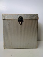 Vintage Capitol Record Cases No 710 45 RPM Storage Box Lot With 9 Records
