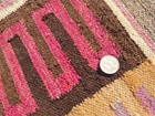 Rare Hand Knotted Vintage Flat Weave Kilim Wool Area Rug 5.2 x 3.11 Ft — photo 8