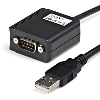 StarTech 6ft Pro RS422/485 USB Serial Cable Adapter w/ COM Retention