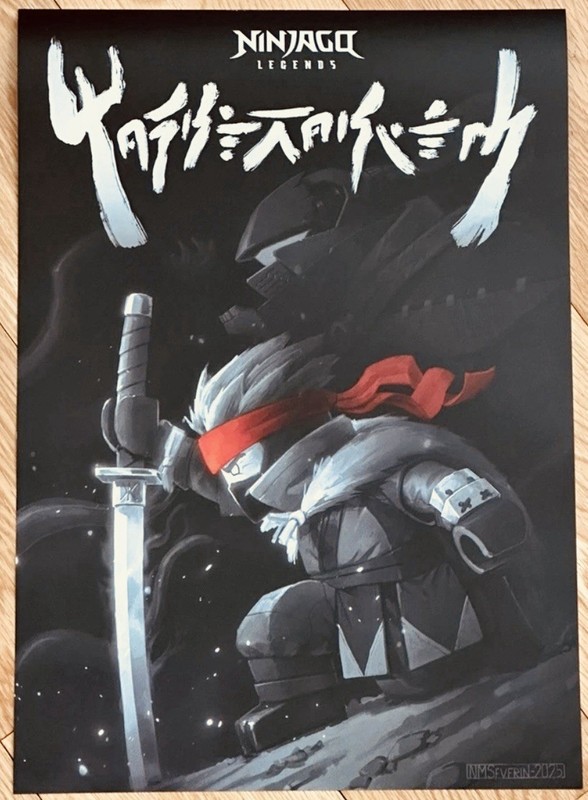 NINJAGO LEGENDS LEGO exclusive 2025 SDCC Comic-Con 12x16.5 D/S POSTER