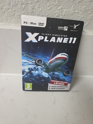 X PLANE 11 AEROSOFT EDITION Flight Simulator PC DVD MAC NEW/Slipcover/Steelbook