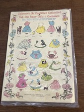 REPLIKA MERRIMACK KOLEKCJONERSKIE STAROŚWIECKIE WYCIĘTE PAPIEROWE LALKI I KOSTIUMY