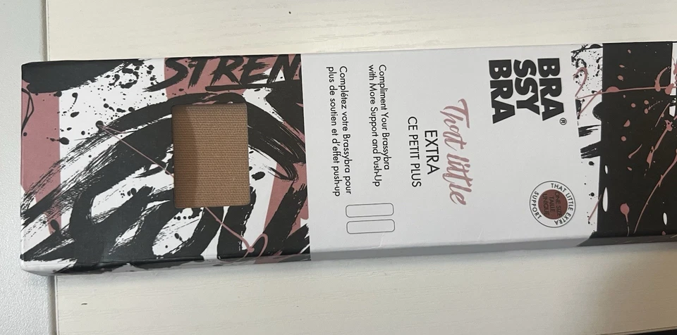 BrassyBra Adhesive Bra 3Pack DD/DDDD Caramel + Bonus Straps. NIB! Invisible Lift - Image 3 of 4