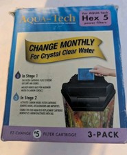 Aqua-Tech EZ-Change Hex 5 Filter Cartridge 3-Pack for 5 gal. Tanks
