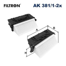 Luftfilter 24594220 f&uuml;r Mercedes GLE C292 W166 GLK-Klasse X204 GLS X166 M-Klass