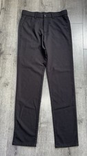 Plaid  Plain Men  s Black Pants Slim Fit Size 32Wx34L 738