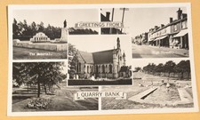 Quarry Bank - Staffordshire - a real photographic multiview postcard