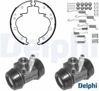 Delphi 1044 Bremsbackensatz 4 Bremsbacken Trommelbremse