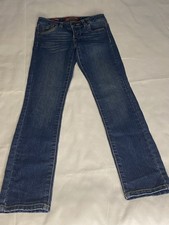 Girls Arizona Skinny Jeans Size 8 Slim Medium Wash Denim Pants Blue Jeans