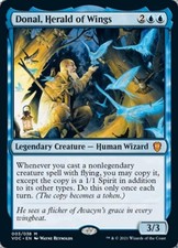 Donal, Herald of Wings - Light Play MTG Commander 2021 Crimson Vow