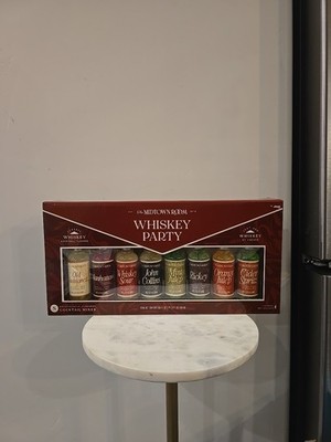 The Midtown WHISKEY PARTY Room Cocktail Drink Mixes set of 8-2.3 0z=18.4fl Oz