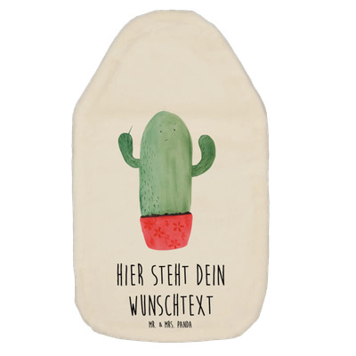 Personalisierte Wärmflasche Kaktus Wut - Personalisierte Geschenke ärgern
