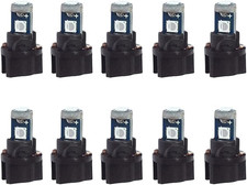 10-pack Blue T5 2721 37 74 Wedge Led Bulb Pc74 Twist Sockets Replacement Dash Da 10-pack Blue T5 2721 37 74 Wedge Led Bulb Pc74 Twist Sockets Replacement Dash Da