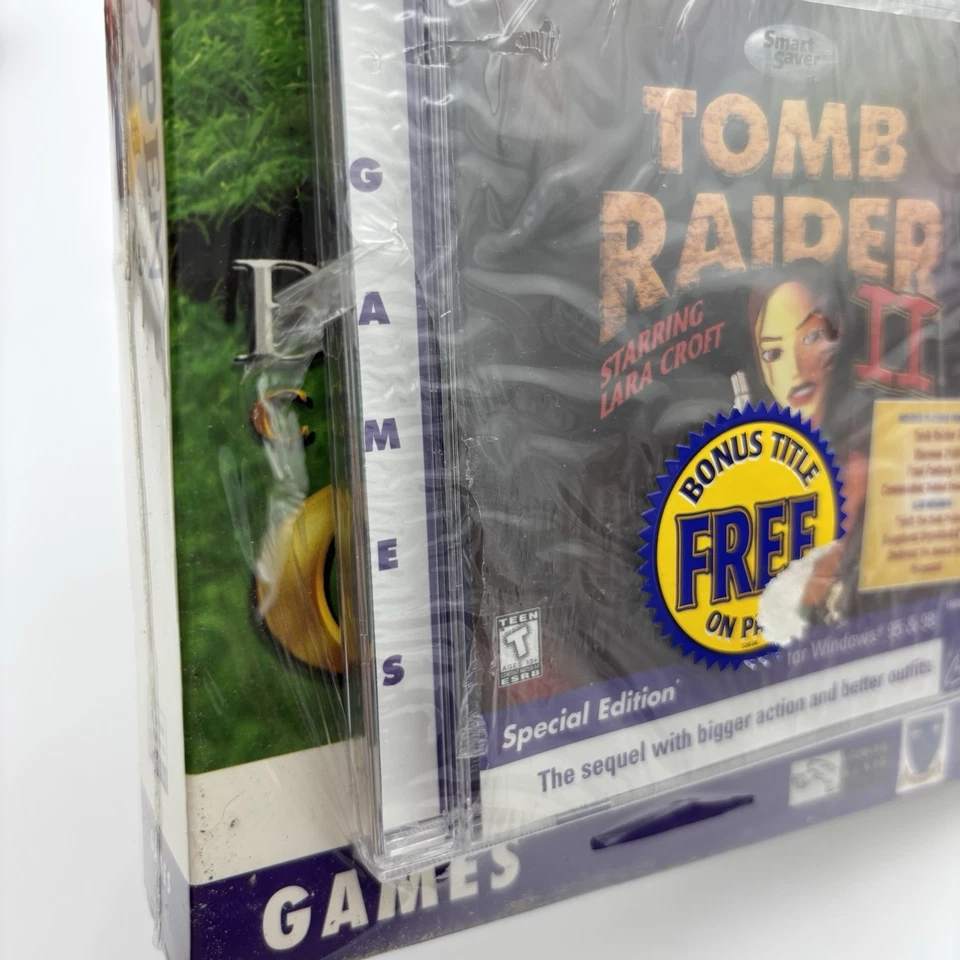 British Open Championship Golf (PC, 1998) Big Box With Demo Disc Tomb Raider - Image 3 of 4