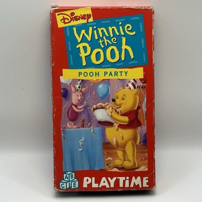 Winnie the Pooh Pooh Party VHS Disney Video Tape Playtime Kids Animation Cartoon