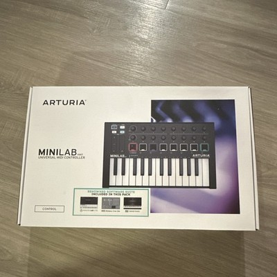 Arturia MiniLab mkII 25-Key MIDI Keyboard Controller, Pads, Encoders, USB