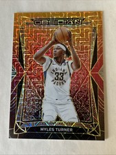 2023-24 Myles Turner - Panini Obsidian Gold Molten Mojo /10 💥Free Shipping