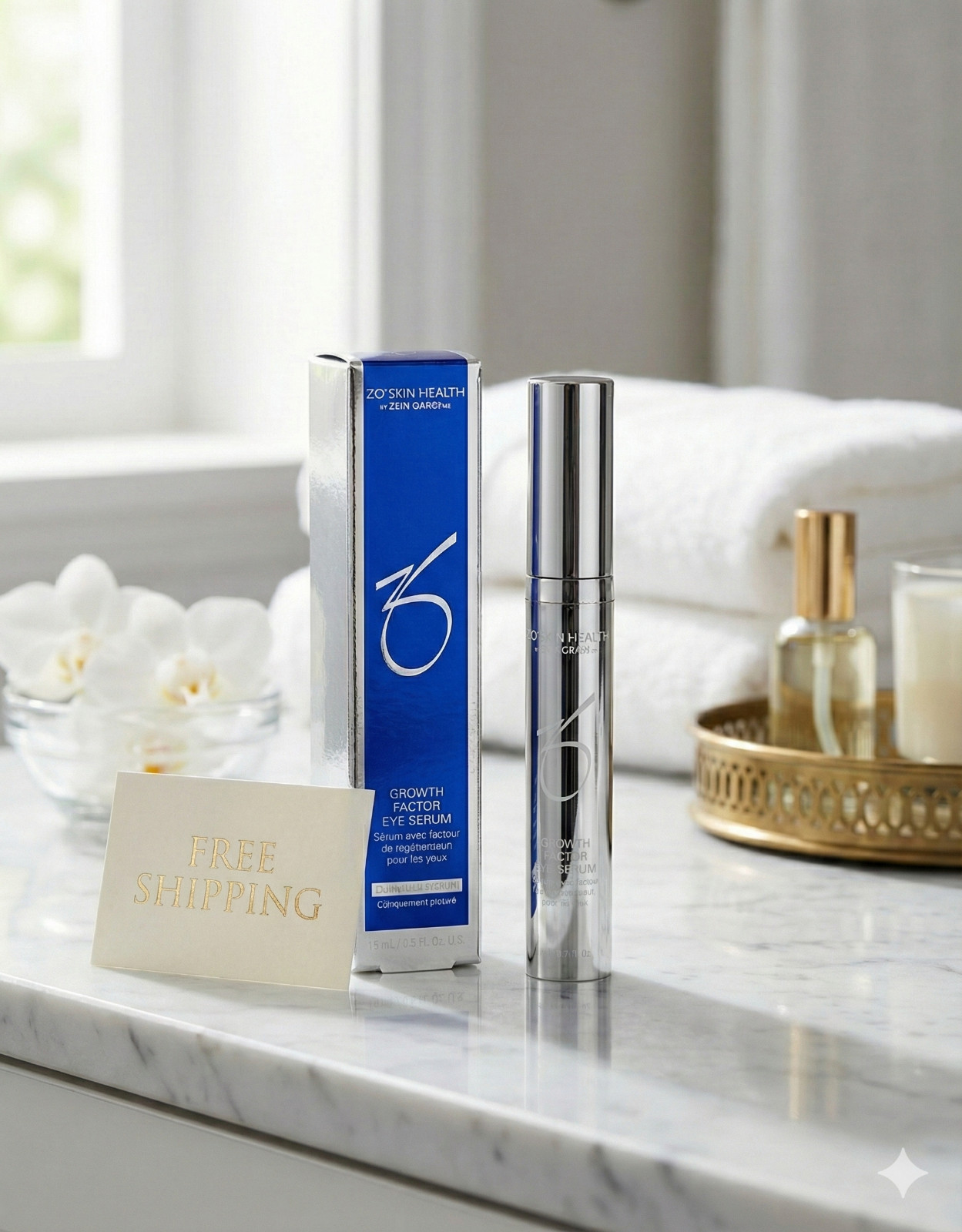 ZO Skin Health Growth Factor Eye Serum - 0.5 oz 15 mL - EXP. 09/2027