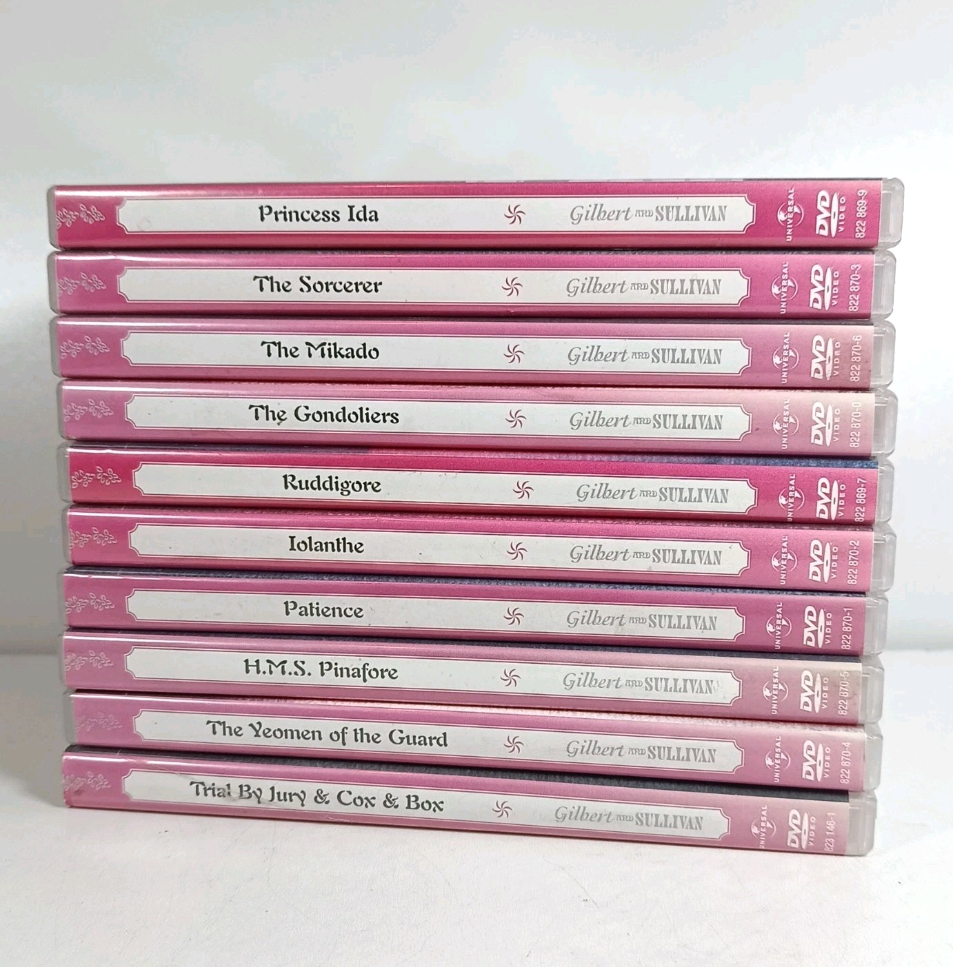 Gilbert And Sullivan Opera 10 Disc DVD Collection Region 2
