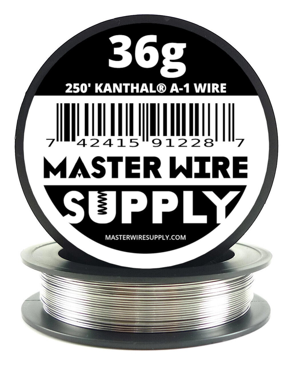 Kanthal A1 - 250ft - 36 Gauge Wire 36g - 0.127mm - 0.005in - Master Wire Supply