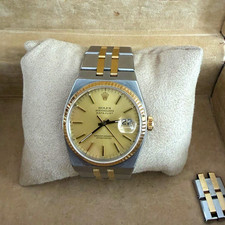 Rolex Oysterquartz Datejust Two-Tone Champagne Dial Fluted Bezel Quartz FULL SET
