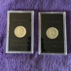 Lot of (2) Silver Ike’s 40% 1971 Coins from Brown Box (estate sale) — photo 1
