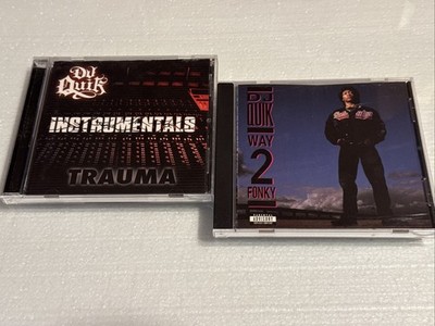 DJ Quik Trauma Instrumentals, Way 2 Funky CD PAIR Rare West Coast Hip Hop G-Funk