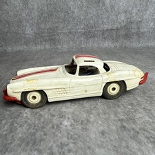 Vintage 1963 Ideal ITC Mercedes 300SL 1/24 Scale Slot Car USA White