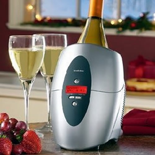 BROOKSTONE SOMMELIERS ELECTRIC WINE CHILLER - FREE SHIPPING - REDUCED PRICE!