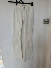 Size 4 Cream Flared Jeans Primark