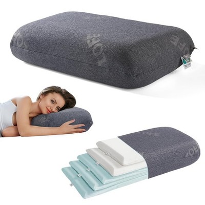 Adjustable Memory Foam Pillow, Side Sleeper Pillow to Softness/Support | 10 H...