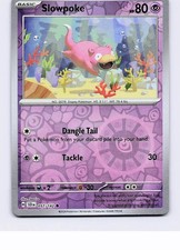 SLOWPOKE 57/142 COMMON STELLAR CROWN POKEMON REVERSE HOLO NM