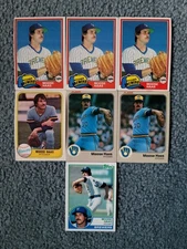 Moose Haas Baseball Card Mixed Lot of approx 7 cards