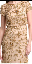 Adrianna papell dress Blouson Beaded Dress