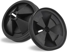 Garbage Disposal Splash Guards, 3 3/8" EPDM Rubber Drain Insert for Black