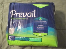 Prevail Daily Underwear 12 count extra extra large 68-80" NIB