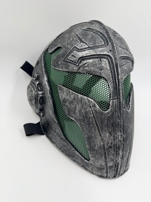 Gunmetal Green  Paintball  Knights Templar Full Face Protection Mask Rogue 