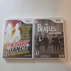 The Beatles Rock Band/ Country Dance (Nintendo Wii ) Complete CIB Tested Working